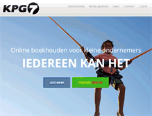 Tablet Screenshot of kpg7.nl